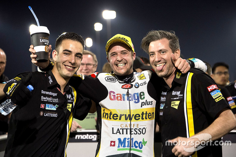 Il vincitore della gara, Thomas Lüthi, Garage Plus Interwetten, Kalex