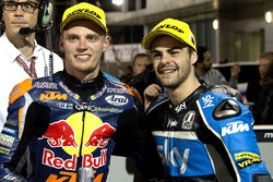 Brad Binder, Red Bull KTM Ajo, KTM and Romano Fenati, SKY Racing Team VR46, KTM