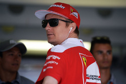 Kimi Räikkönen, Ferrari, bei der Fahrerparade