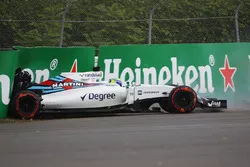 Felipe Massa, Williams FW38 se estrelló en la primera sesión de práctica