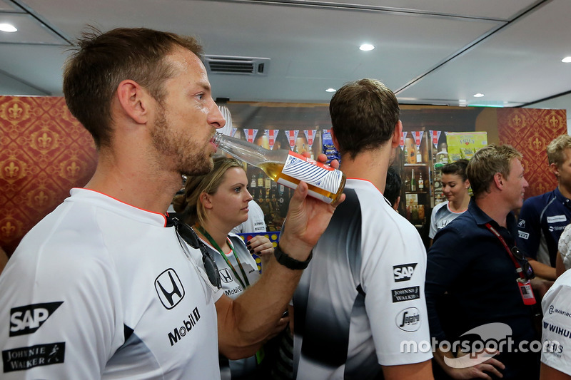 Jenson Button, McLaren celebra sus 300 GP