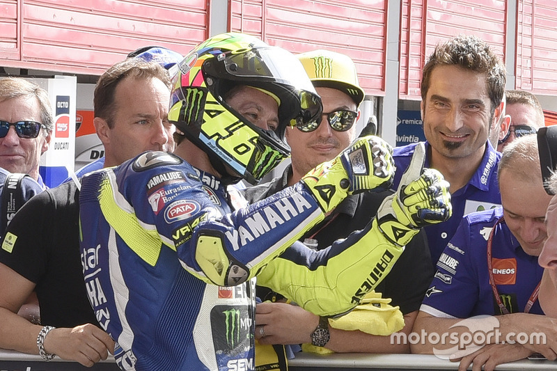 Tweede kwalificatiepositie Valentino Rossi, Yamaha Factory Racing