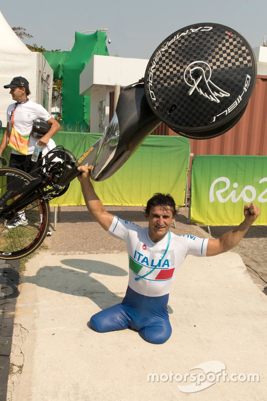 Alex Zanardi bei den Paralympics in Rio de Janeiro 2016