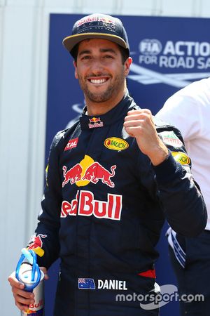 Polesitter Daniel Ricciardo, Red Bull Racing