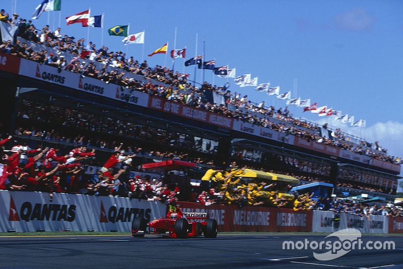 Eddie Irvine, Ferrari F399 takes the win