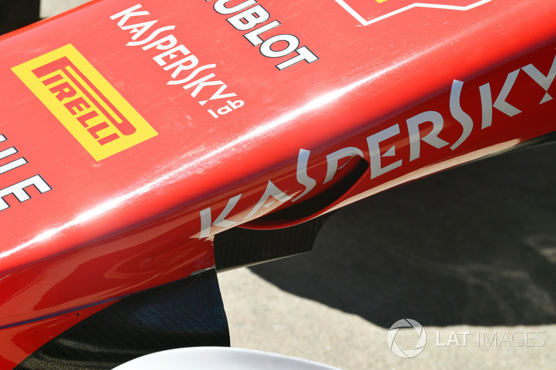 Ferrari SF70H: Frontpartie mit Zusatzflügel