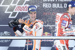 Подиум: победитель Дани Педроса, Repsol Honda Team