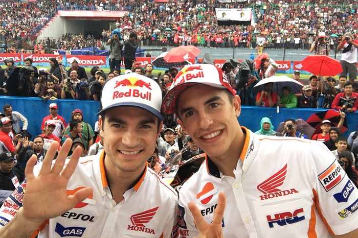 Dani Pedrosa, Repsol Honda Team, y Marc Marquez, Repsol Honda Team