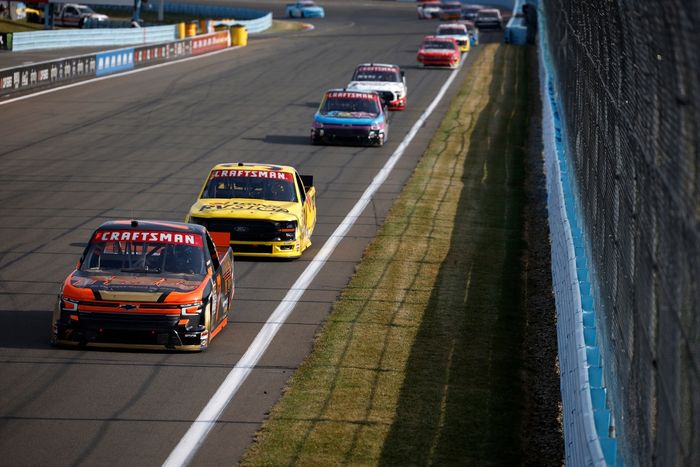 Sammy Smith, Chevrolet, Layne Riggs, Front Row Motorsports Ford