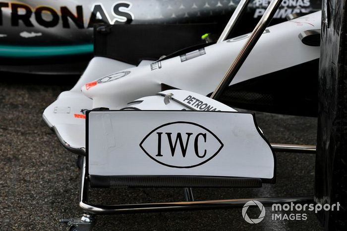 Alerón delantero del Mercedes AMG F1 W10 