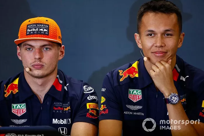 Max Verstappen, Red Bull Racing, Alex Albon, Red Bull Racing 