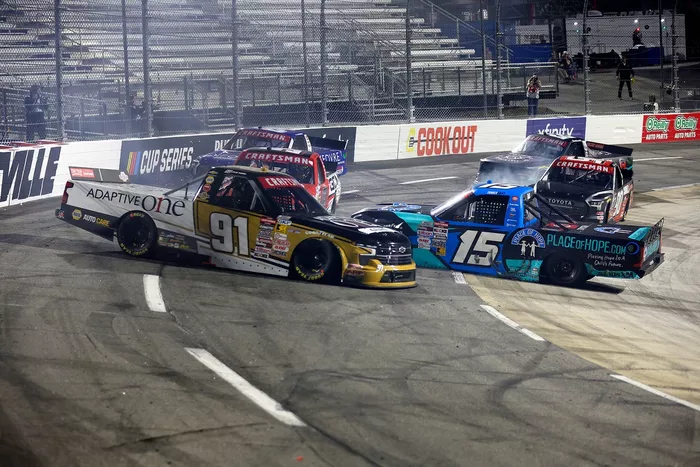 Jack Wood, McAnally-Hilgemann Racing Chevrolet, Tanner Gray, TRICON Garage Toyota