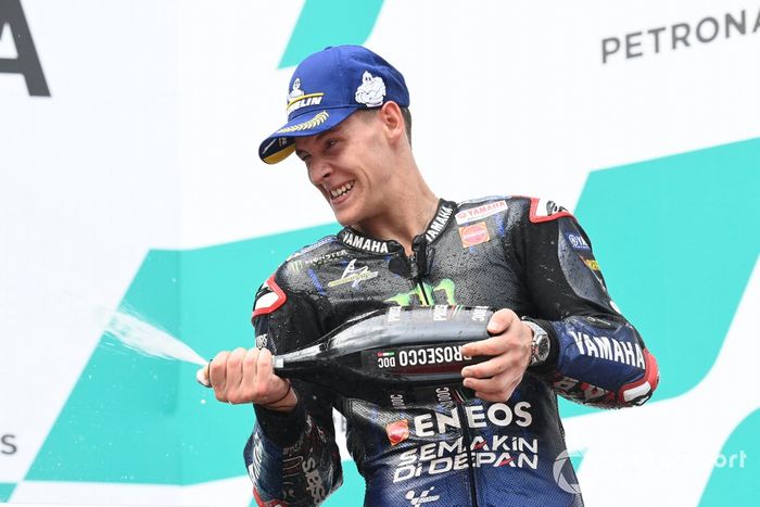 Podio: tercer lugar Fabio Quartararo, Yamaha Factory Racing