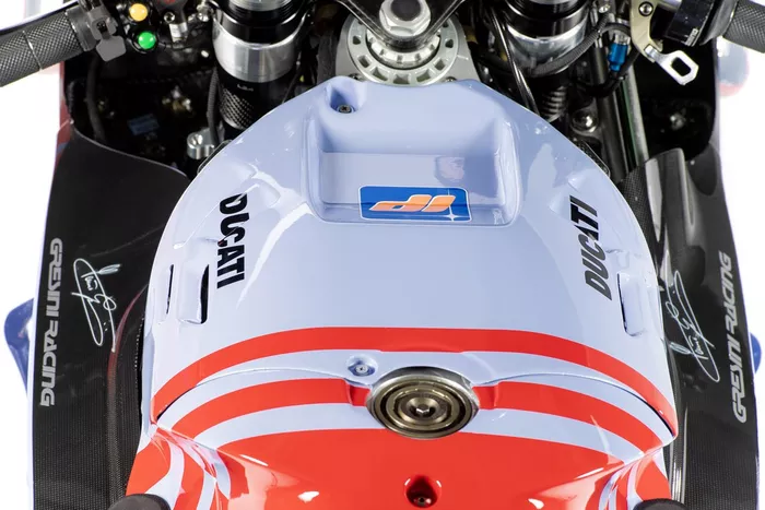 Alex Márquez, decoración de la moto Gresini Racing