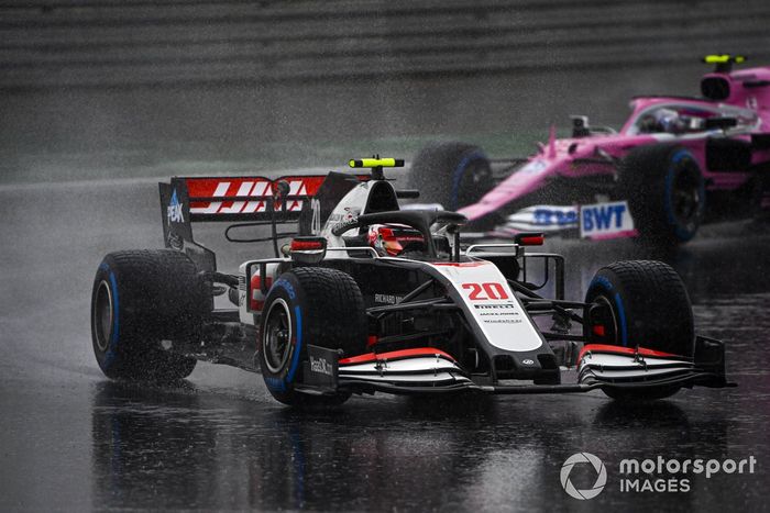 Kevin Magnussen, Haas VF-20, Lance Stroll, Racing Point RP20