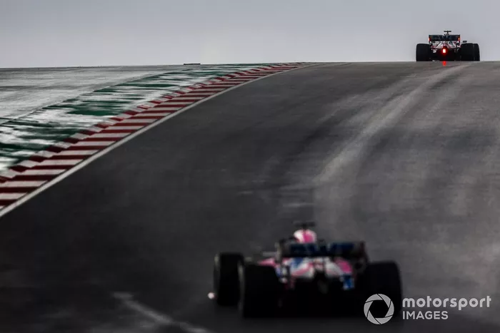 Lance Stroll, Racing Point RP20, Sergio Pérez, Racing Point RP20