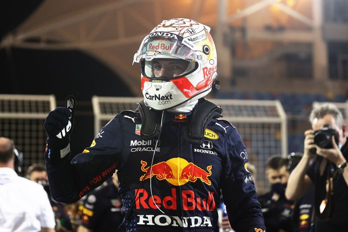 Ganador de la pole position Max Verstappen, Red Bull Racing