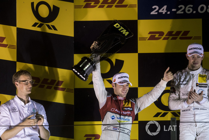 Podium: Second place Robin Frijns, Audi Sport Team Abt Sportsline, Audi RS5 DTM