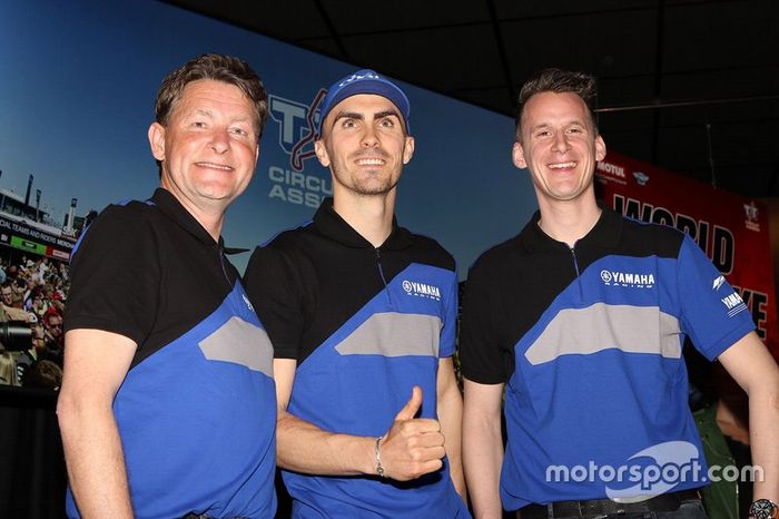 Loris Baz,  Kervin Bos, Ronald Ten Kate, Ten Kate Racing