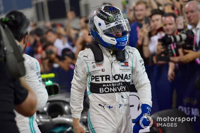 Valtteri Bottas, Mercedes AMG F1, segundo lugar en Parc Ferme