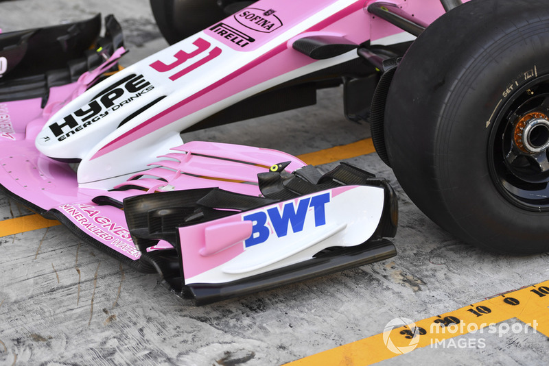 Racing Point Force India VJM11 front wing detail