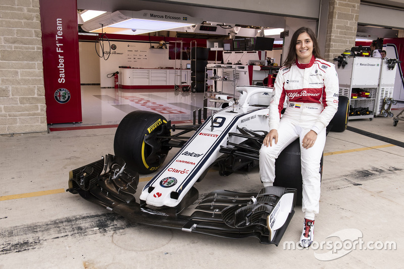 Tatiana Cálderon, Sauber C37 piloto de pruebas y reserva