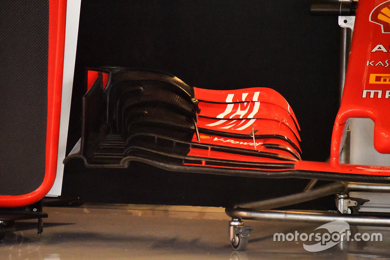 Ferrari SF71H, első szárny, részlet
