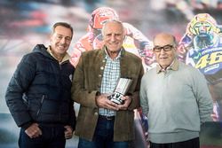 Hervé Poncharal, President of IRTA, Dietrich Mateschitz, CEO and Founder of Red Bull, Carmelo Ezpele