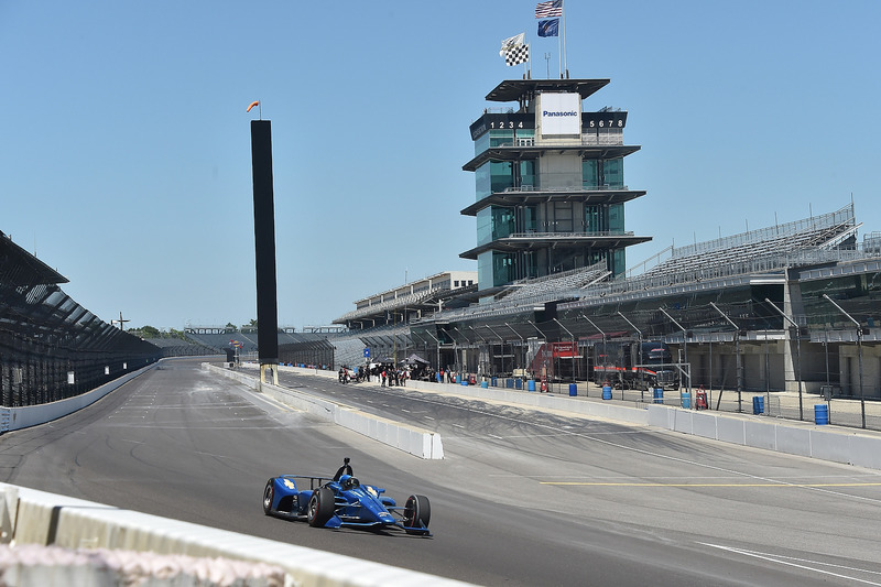 Juan Pablo Montoya teste l'IndyCar 2018 Chevrolet