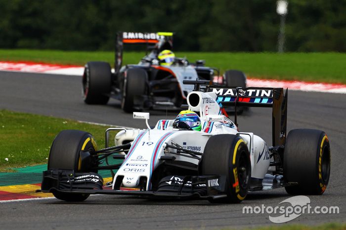 Caindo de rendimento na segunda metade da prova, Felipe Massa terminou em 10°.