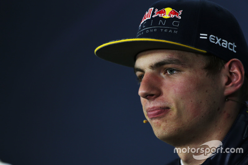 Max Verstappen Red Bull Racing nella conferenza stampa FIA