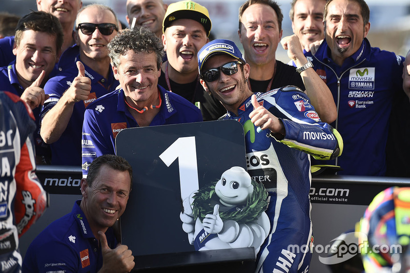 Polesitter Valentino Rossi, Yamaha Factory Racing