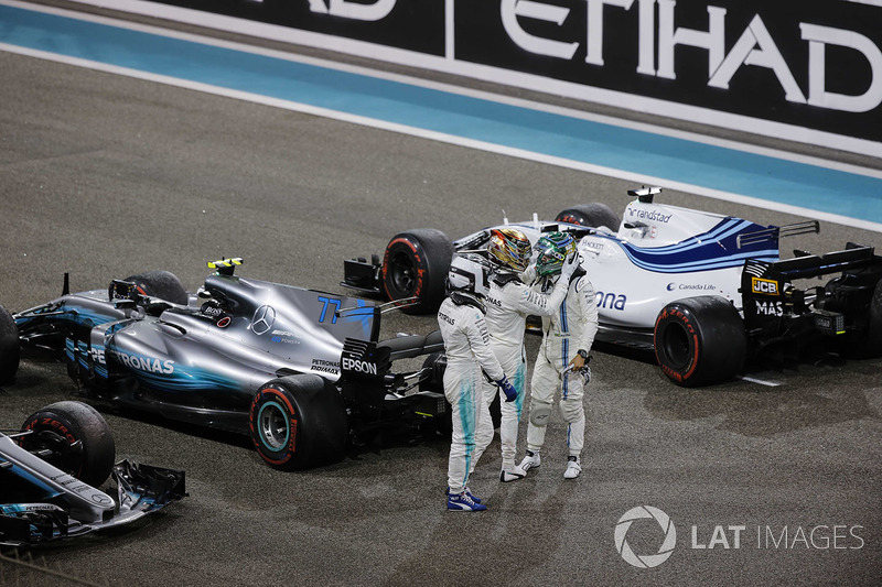 Lewis Hamilton, Mercedes AMG F1, Valtteri Bottas, Mercedes AMG F1 y Felipe Massa, Williams