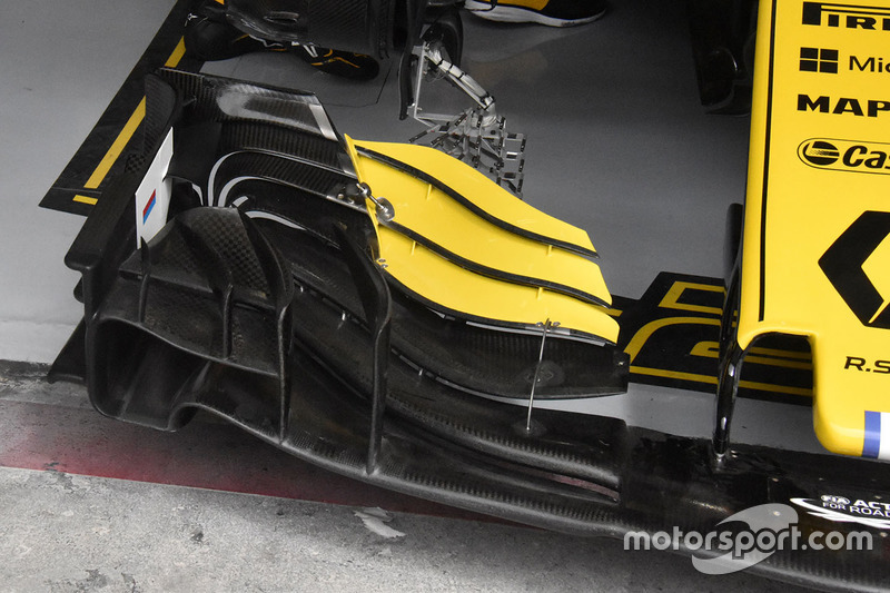 Renault Sport F1 Team RS 18 detalle del ala frontal