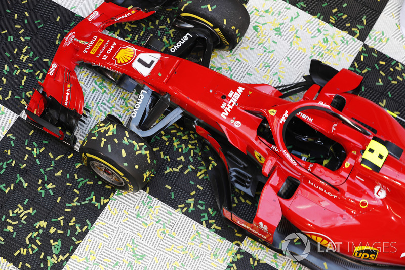 La monoposto di Kimi Raikkonen, Ferrari SF71H