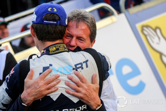 Malcolm Wilson, Team principal M-Sport con Sébastien Ogier, M-Sport