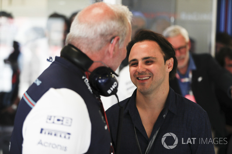 Felipe Massa mengunjungi eks timnya, Williams