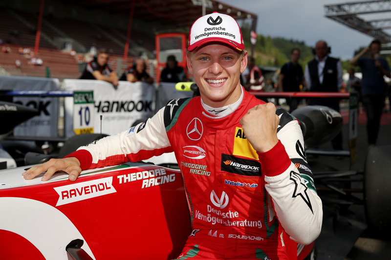 Race winner Mick Schumacher, PREMA Theodore Racing Dallara F317 - Mercedes-Benz