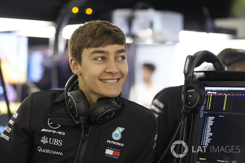 George Russell, pilote de réserve Mercedes