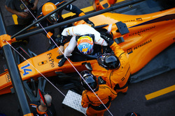 Entraînement aux arrêts au stand chez McLaren