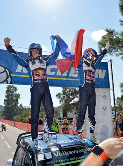 Winner Sébastien Ogier, Julien Ingrassia, Volkswagen Polo WRC, Volkswagen Motorsport