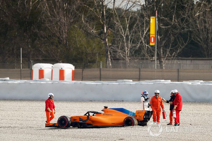 Accidente de Fernando Alonso, McLaren MCL33