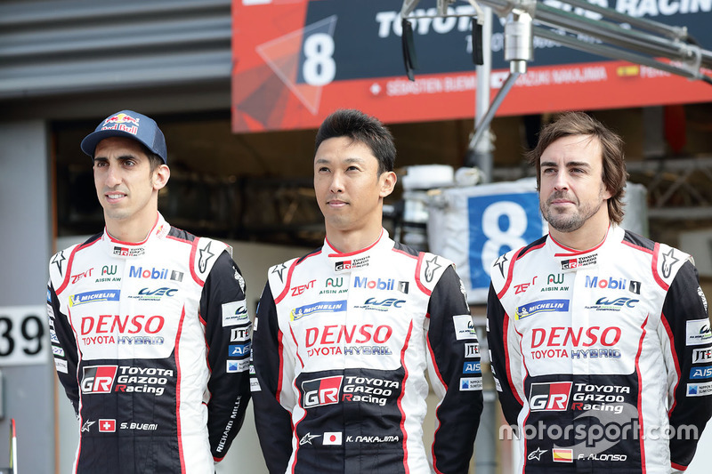 #8 Toyota Gazoo Racing Toyota TS050: Sébastien Buemi, Kazuki Nakajima, Fernando Alonso