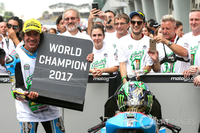 3. sıra ve şampiyon Franco Morbidelli, Marc VDS