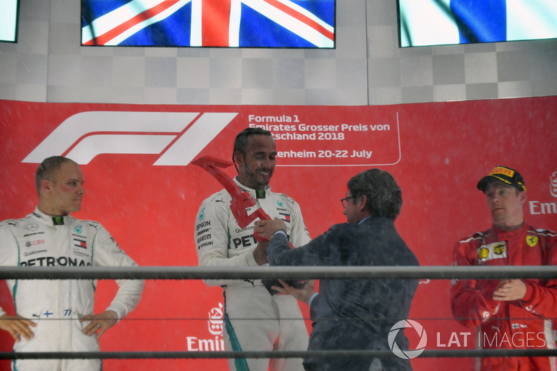 El ganador: Lewis Hamilton, Mercedes-AMG F1