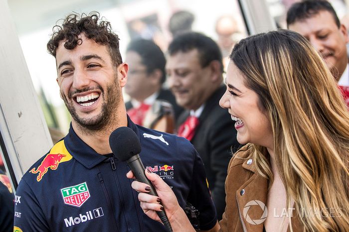 Daniel Ricciardo, Red Bull Racing con Lety Sahagun