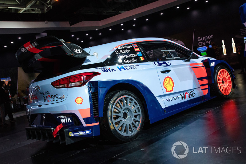 Hyundai i20 WRC, Hyundai Motorsport of Andreas Mikkelsen, Dani Sordo, Hayden Paddon, Thierry Neuville