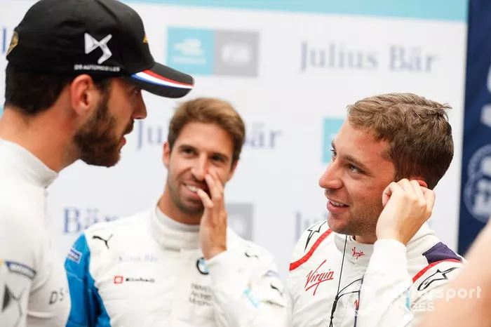 Jean-Eric Vergne, DS TECHEETAH con Antonio Felix da Costa, BMW I Andretti Motorsports, Robin Frijns, Envision Virgin Racing 