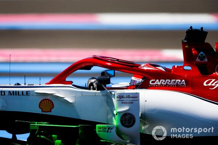 Kimi Raikkonen, Alfa Romeo Racing C38 con parafina