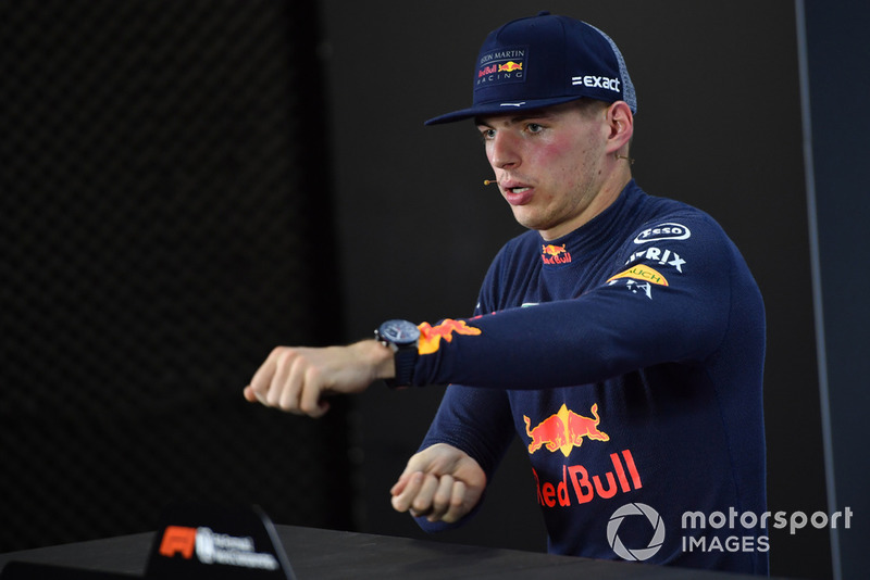 Max Verstappen, Red Bull Racing in the press conference 